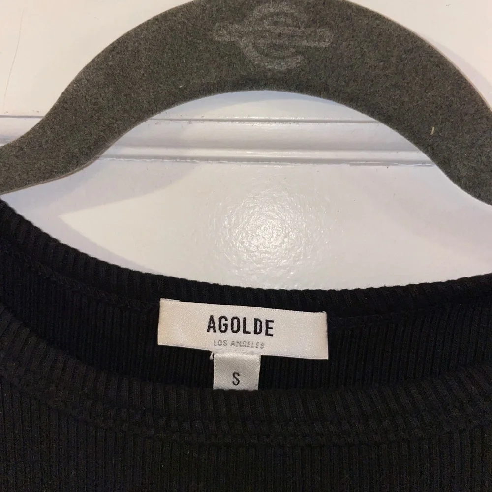 AGOLDE Black Ribbed Racerback - Picture 8 of 13